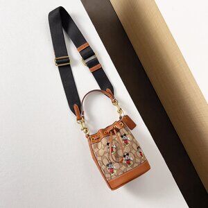 Disney x Coach Mini Drawstring Bucket | Timeless Design